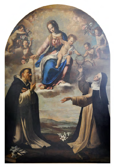 MADONNA DEL ROSARIO E SANTI